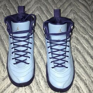 Blue Jordan 12s